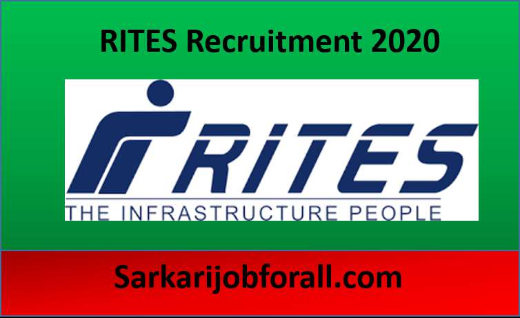 RITES Recruitment 2020-Job for Engineers 